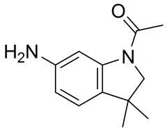 1-(6-amino-3,3-dimethyl-2,3-dihydro-1H-indol-1-yl)ethan-1-one
