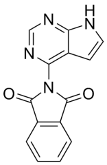2-{7H-pyrrolo[2,3-d]pyrimidin-4-yl}-2,3-dihydro-1H-isoindole-1,3-dione