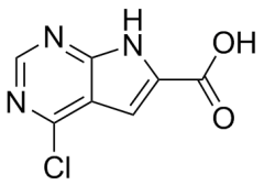 4-chloro-7H-pyrrolo[2,3-d]pyrimidine-6-carboxylic acid