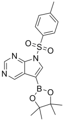 7-(4-methylbenzenesulfonyl)-5-(tetramethyl-1,3,2-dioxaborolan-2-yl)-7H-pyrrolo[2,3-d]pyrimidine