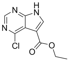 ethyl 4-chloro-7H-pyrrolo[2,3-d]pyrimidine-5-carboxylate
