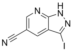 3-iodo-1H-pyrazolo[3,4-b]pyridine-5-carbonitrile