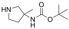 tert-butyl N-(3-methylpyrrolidin-3-yl)carbamate