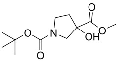 1-tert-butyl 3-methyl 3-hydroxypyrrolidine-1,3-dicarboxylate