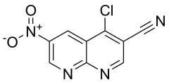 4-chloro-6-nitro-1,8-naphthyridine-3-carbonitrile