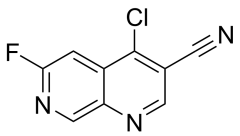 4-chloro-6-fluoro-1,7-naphthyridine-3-carbonitrile