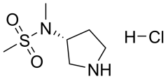 N-methyl-N-[(3R)-pyrrolidin-3-yl]methanesulfonamide hydrochloride