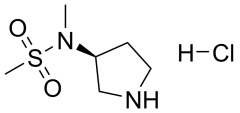 N-methyl-N-[(3S)-pyrrolidin-3-yl]methanesulfonamide hydrochloride