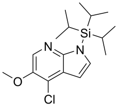 4-chloro-5-methoxy-1-[tris(propan-2-yl)silyl]-1H-pyrrolo[2,3-b]pyridine