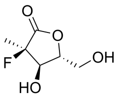 (3R,4R,5R)-3-fluoro-4-hydroxy-5-(hydroxymethyl)-3-methyloxolan-2-one
