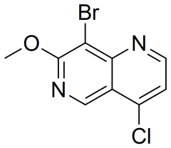 8-bromo-4-chloro-7-methoxy-1,6-naphthyridine
