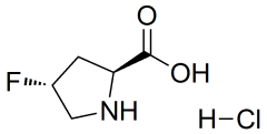 (2S,4R)-4-fluoropyrrolidine-2-carboxylic acid hydrochloride