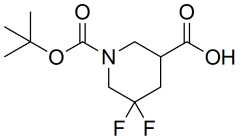 1-[(tert-butoxy)carbonyl]-5,5-difluoropiperidine-3-carboxylic acid