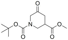 1-tert-butyl 3-methyl 5-oxopiperidine-1,3-dicarboxylate