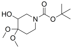 tert-butyl 3-hydroxy-4,4-dimethoxypiperidine-1-carboxylate