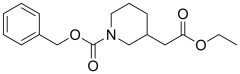 benzyl 3-(2-ethoxy-2-oxoethyl)piperidine-1-carboxylate