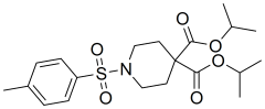 4,4-bis(propan-2-yl) 1-(4-methylbenzenesulfonyl)piperidine-4,4-dicarboxylate
