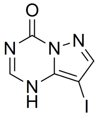 8-iodo-1H,4H-pyrazolo[1,5-a][1,3,5]triazin-4-one