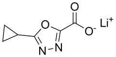 5-cyclopropyl-1,3,4-oxadiazole-2-carboxylate lithium salt