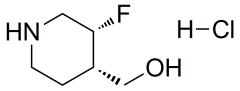 [cis-3-fluoropiperidin-4-yl]methanol hydrochloride
