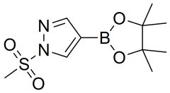 1-methanesulfonyl-4-(tetramethyl-1,3,2-dioxaborolan-2-yl)-1H-pyrazole