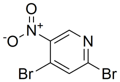 2,4-dibromo-5-nitropyridine