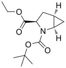 ethyl (1r,3r,5r)-2-boc-2-azabicyclo[3.1.0]hexane-3-carboxylate