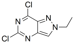 5,7-dichloro-2-ethyl-2H-pyrazolo[4,3-d]pyrimidine