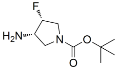 tert-butyl (3S,4R)-3-amino-4-fluoropyrrolidine-1-carboxylate