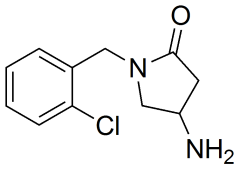 4-amino-1-[(2-chlorophenyl)methyl]pyrrolidin-2-one