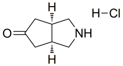 2,3,3a,4,6,6a-hexahydro-1H-cyclopenta[c]pyrrol-5-one hydrochloride