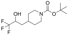 tert-butyl 4-(3,3,3-trifluoro-2-hydroxypropyl)piperidine-1-carboxylate
