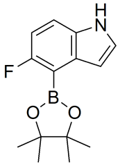 5-fluoro-4-(tetramethyl-1,3,2-dioxaborolan-2-yl)-1H-indole