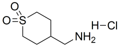 4-(aminomethyl)tetrahydro-2H-thiopyran 1,1-dioxide hydrochloride