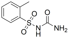 n-carbamoyl-2-methyl benzene sulfonamide
