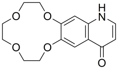 2H,3H,5H,6H,8H,9H-1,4,7,10-tetraoxacyclododeca[2,3-g]quinolin-15-ol