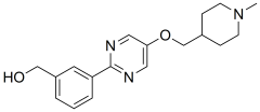 (3-{5-[(1-methylpiperidin-4-yl)methoxy]pyrimidin-2-yl}phenyl)methanol