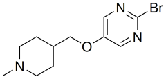 2-bromo-5-(1-methyl-piperidin-4-ylmethoxy)pyrimidine