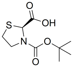 (2S)-3-[(tert-butoxy)carbonyl]-1,3-thiazolidine-2-carboxylic acid