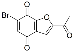 2-acetyl-6-bromo-benzofuran-4,7-dione