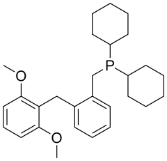 dicyclohexyl(2',6'-dimethoxy-[1,1'-biphenyl]-2-yl)phosphane