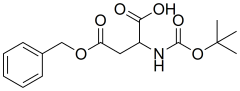 4-(benzyloxy)-2-{[(tert-butoxy)carbonyl]amino}-4-oxobutanoic acid