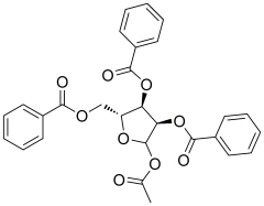 (3R,4R,5R)-2-(acetyloxy)-4-(benzoyloxy)-5-[(benzoyloxy)methyl]oxolan-3-yl benzoate