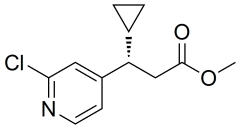 methyl (3S)-3-(2-chloropyridin-4-yl)-3-cyclopropylpropanoate