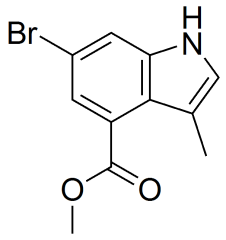 methyl 6-bromo-3-methyl-1H-indole-4-carboxylate