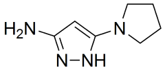 5-(pyrrolidin-1-yl)-1H-pyrazol-3-amine