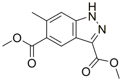3,5-dimethyl 6-methyl-1h-indazole-3,5-dicarboxylate