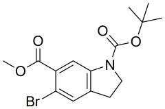 1-tert-butyl 6-methyl 5-bromo-2,3-dihydro-1h-indole-1,6-dicarboxylate