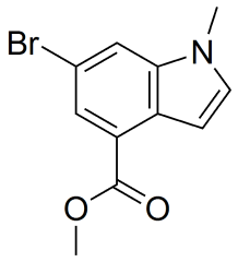 methyl 6-bromo-1-methyl-1H-indole-4-carboxylate