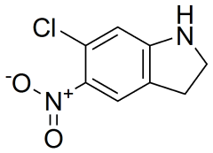 6-chloro-5-nitro-indoline